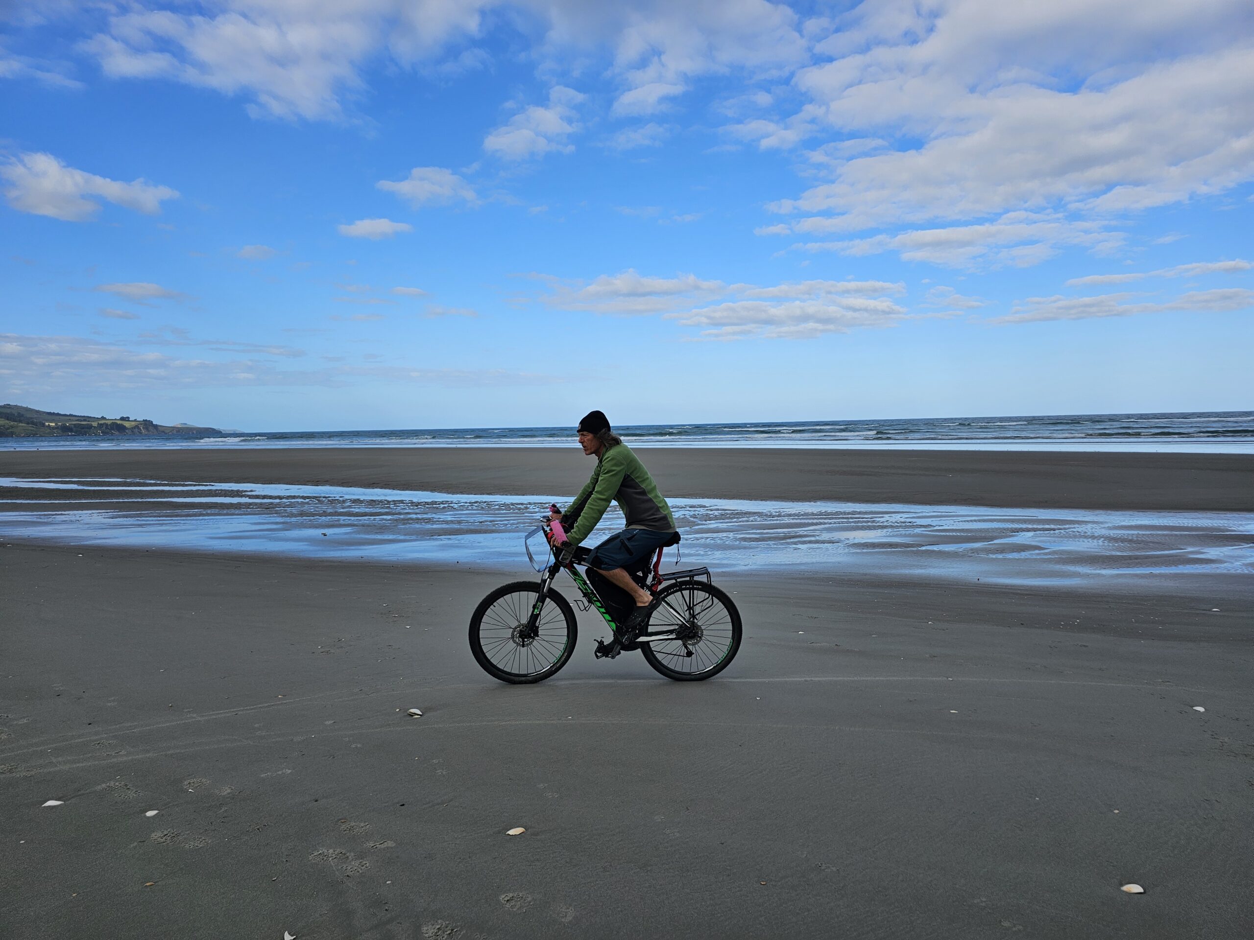 More beach biking – we reach Warrington.
